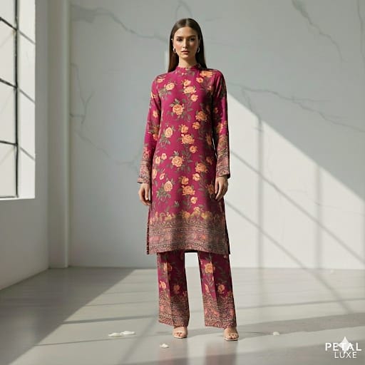 Berry Rose - Premium 2-Pc Unstitched