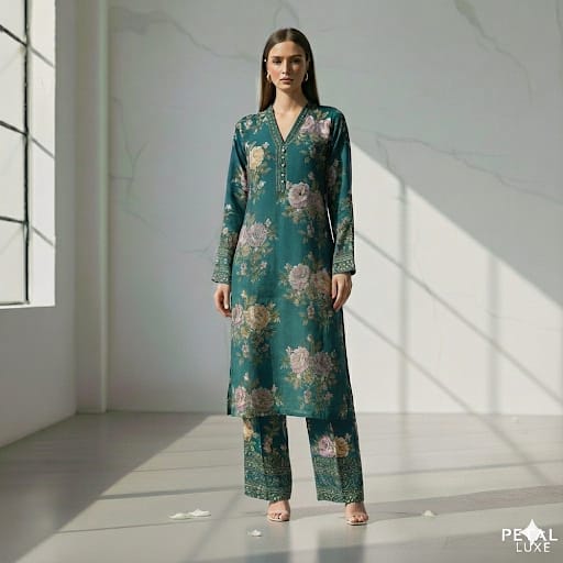 Emerald Garden - Premium 2-Pc Unstitched